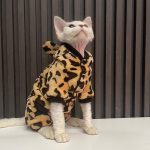 Sphynx Cat Clothes Jumpsuit | Leopard Onesie for Sphynx Cat 😸