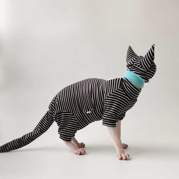 Hairless Cat Clothes Winter Warm Handmade Soft Cats Knitted Sweater Outfit  Sphynx Hoodies Pullover Sphinx Kitten Cat Supplies