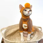 Funny Costumes for Cats-Waffle Pure Cotton