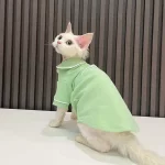 Kitten Cat Clothes-Green Pajamas