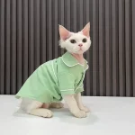 Kitten Cat Clothes-Green Pajamas