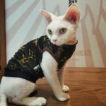 Louis Vuitton Shirt for Cat-Classic LV Tank Tops for Cats