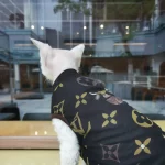 Louis Vuitton Shirt for Cat-Classic LV Tank Tops for Cats