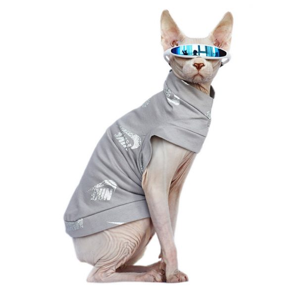 Nike Shirt für Katze - Grau