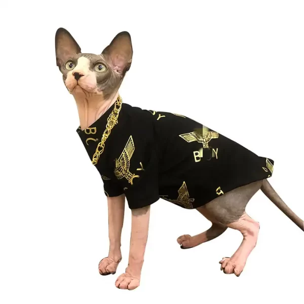スフィンクス子猫用シャツ-BOY シャツ（猫用