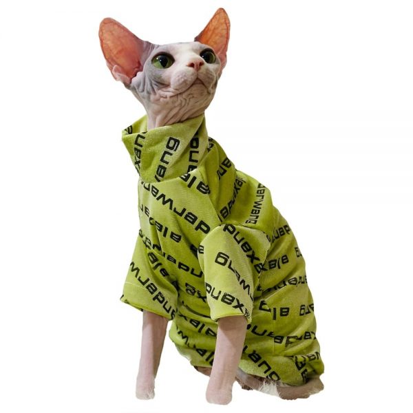 Shirt for Sphynx Kitten | Turtleneck "Alexander Wang" Shirt for Sphynx Cat