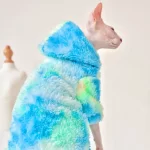 Sphynx Cat Clothes Tie-Dye, Tie-dye Hoodie