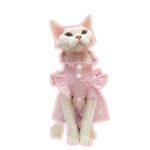 Sphynx Cat Dress Clothes-Pink dress for cat