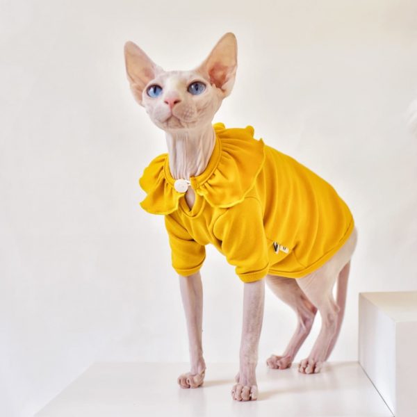 T-Shirt for Kitten-Yellow