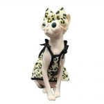 Clothing for Sphynx Cat | Yellow Leopard Tank Top for Sphynx Cat