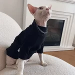 Designer Shirts for Cats-black