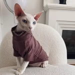 Designer Shirts for Cats-brown
