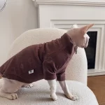 Designer Shirts for Cats-brown