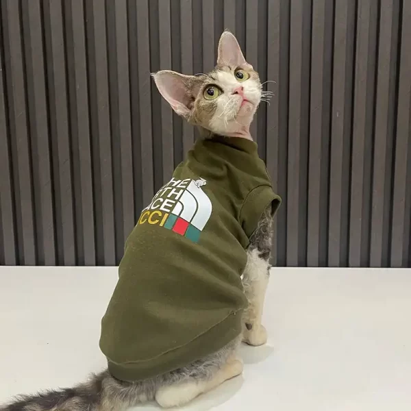 Designer-T-Shirt für Katzen-TNF Shirt