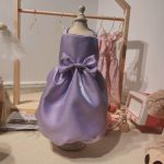 Sphynx Cat Clothes Dresses | Satin Fabric-Violet