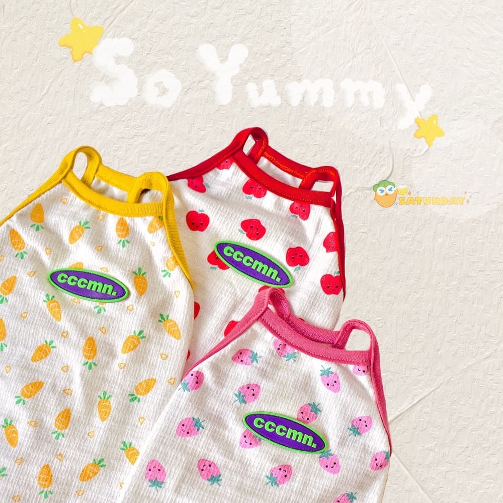 Vêtements d'été pour chat Sphynx | Chemise style fruits pour chat Sphynx