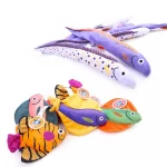 Catnip Toys for Indoor Cats-Fish Toy with Abs and Catnip for Cat