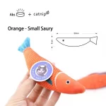 Catnip Toys for Indoor Cats-Fish Toy with Abs and Catnip for Cat