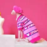 Cute Cat Sweaters for Cats-Pink Set