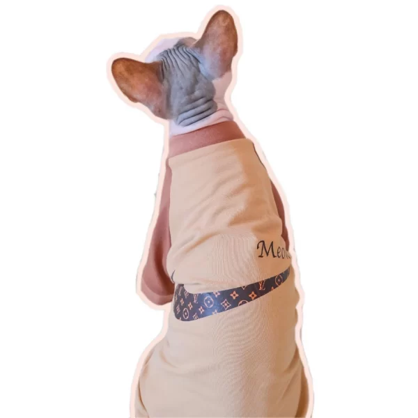 Designer Shirt for Hairless | Nike&Louis Vuitton Co-branded Shirt for Cat