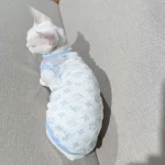 LV Shirt for Cat-Pure Cotton T-shirt for Sphynx