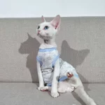 LV Shirt for Cat-Pure Cotton T-shirt for Sphynx