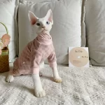 Medical Pet Shirt for Cats-Plaid Shirt