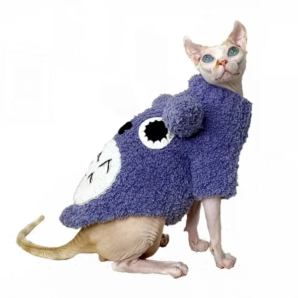 Sphynx-Katzen Pullover-Totoro