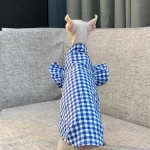Sphynx Clothing for Cats | Lace Plaid Tanktop for Sphynx Cat