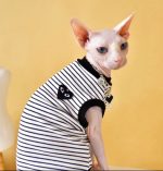 Designer-Shirts für Katze Atmungsaktiv Rot, Schwarz CDG PLAY Shirt für Katze