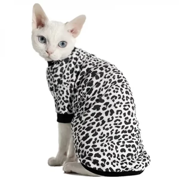 Camicia leopardata per Sphynx