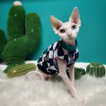 Stitch Shirt for Cat Breathable Stitch Shirt without Sleeves for Sphynx Cat