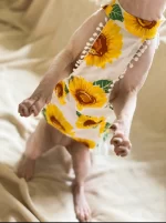 Sunflowers Dress for Cat