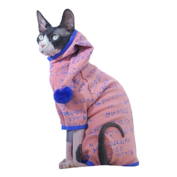 Sudaderas con capucha para gatos Sphynx 3 colores de las sudaderas con capucha para gatos