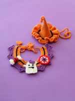 Halloween Crochet Collars Hats