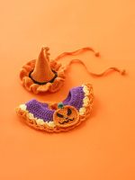 Halloween Crochet Collars Hats