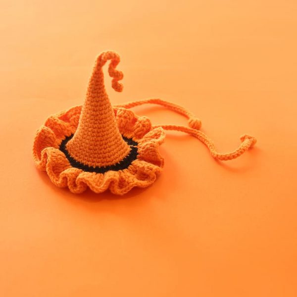Halloween Crochet Collars Hats
