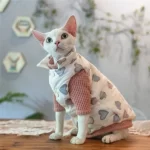 Down Jacket Vest for Sphynx Warm and Soft Vest for Cats