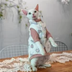 Down Jacket Vest for Sphynx Warm and Soft Vest for Cats