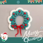Weihnachtsstrickhalsbänder für Sphynx