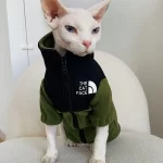 Designer Sherpa Coat for Sphynx