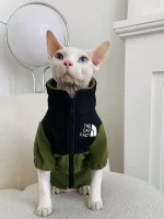 Designer Sherpa Coat for Sphynx