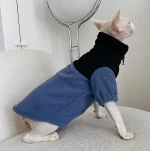 Designer Sherpa Coat for Sphynx