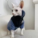 Designer Sherpa Coat for Sphynx