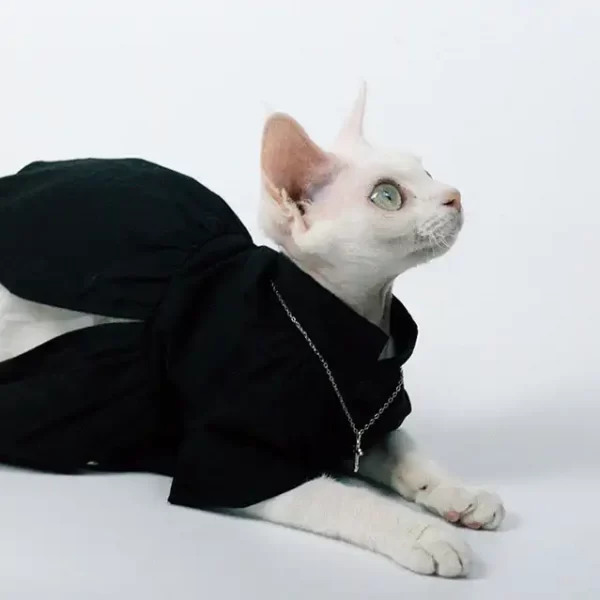 Dark Style Dress for Cat