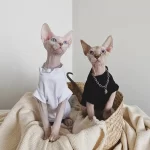 Bottoming T-shirt for Hairless Cat Pure Cotton, Hypoallergenic