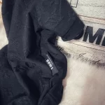 LV Icon Silk Bottoming Shirt for Cat - Black