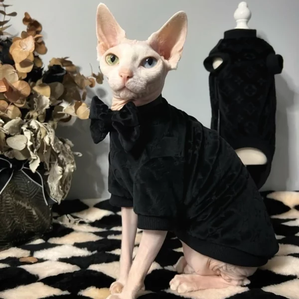 LV Camisa de Seda para Gato