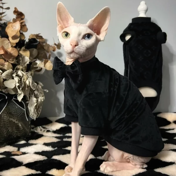 LV Icon Silk Bottoming Shirt for Cat