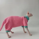 Pink Onesie for Sphynx